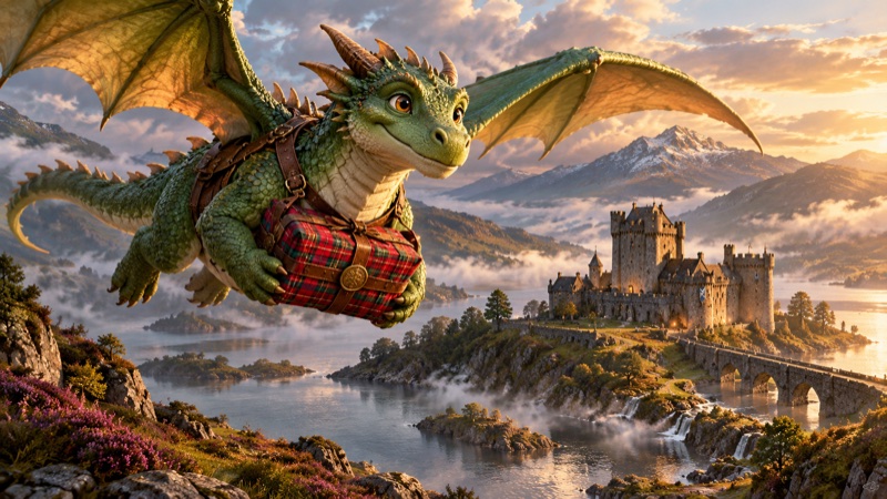 Dragon on Delivery illustrated cover