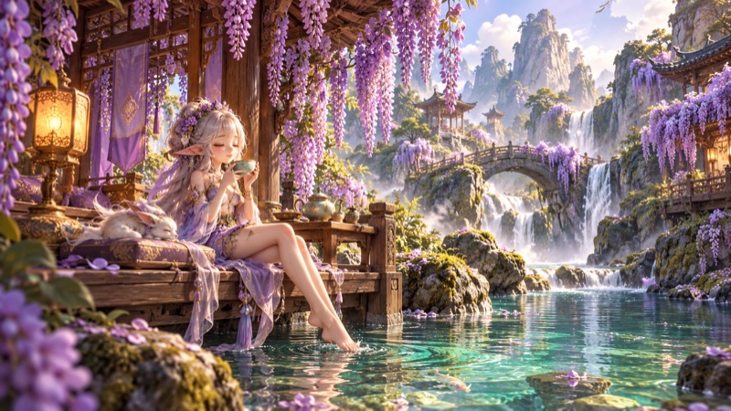 Wisteria Whisper illustrated cover