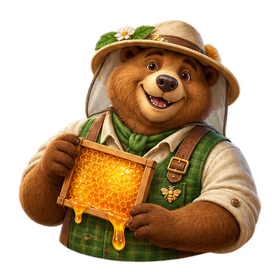 Bear beekeeper