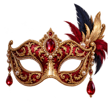 Jeweled mask