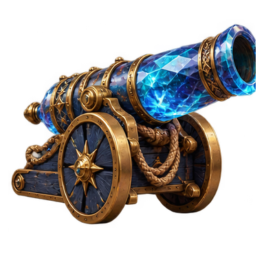 Crystal cannon